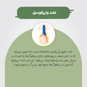 علت واریکوسل