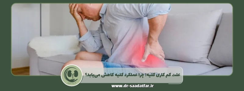 علت کم کاری کلیه؛ چرا عملکرد کلیه کاهش می_یابد؟